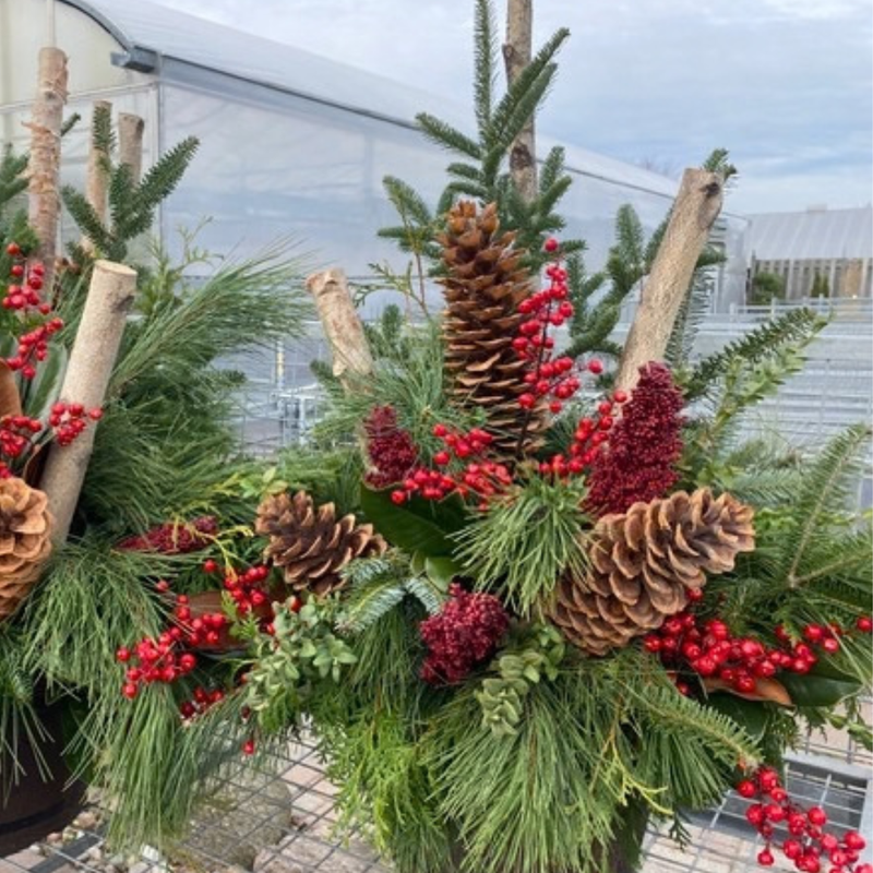 Workshop - Winter Woodland Porch Pot