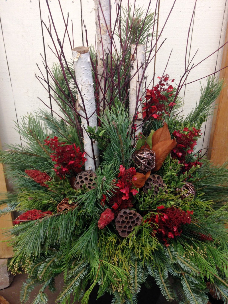 Workshop - Winter Woodland Porch Pot